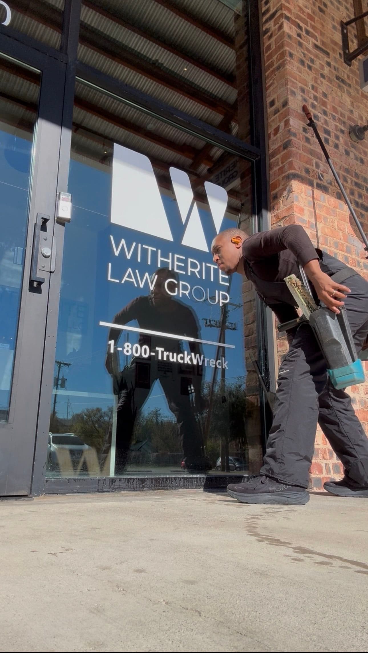 Bringing Clarity to Witherite Law Group's Glass Doors image